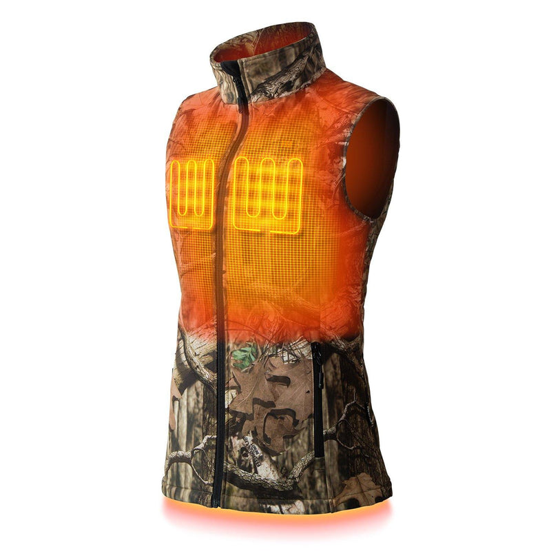 Gobi Heat Colorado Womens Heated Hunting Vest - Mossy OakÂ® Camo