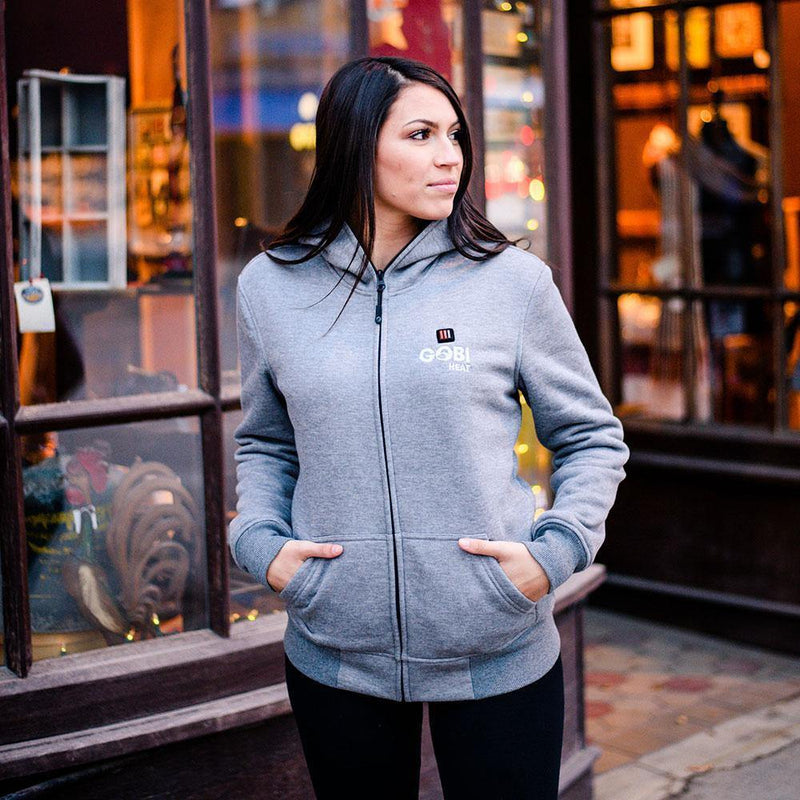 Ridge Womens Heated Hoodie - Gobi HeatÂ®