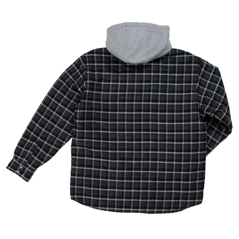 Tough Duck WS06 Quilt Lined Flannel Hooded Shirt