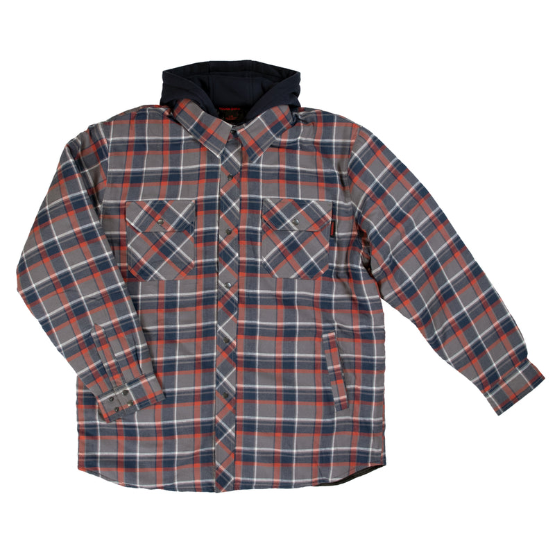 Tough Duck WS06 Quilt Lined Flannel Hooded Shirt