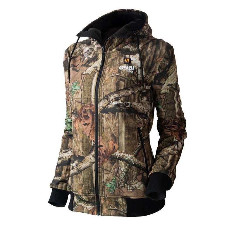 Gobi Heat Shadow Womens Heated Hunting Hoodie - Mossy OakÂ® Camo