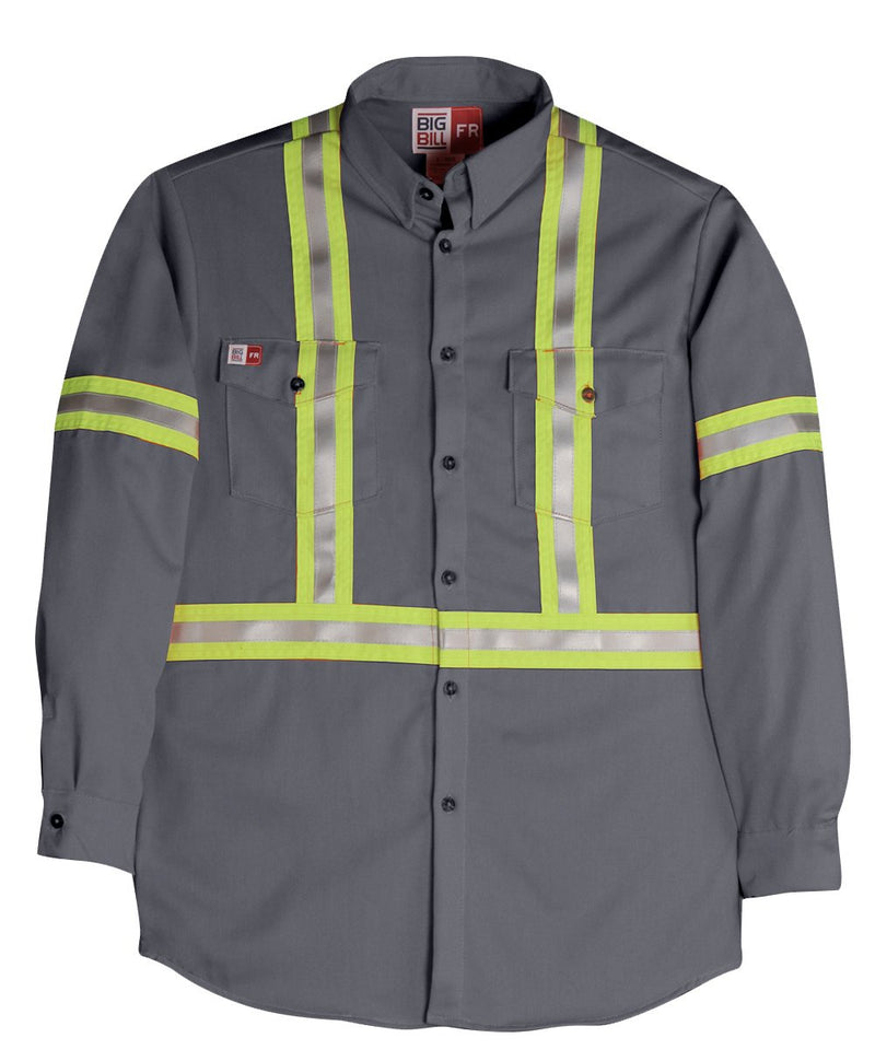 Big Bill 1115US7 Flashtrap Vented FR Shirt with Reflective Material