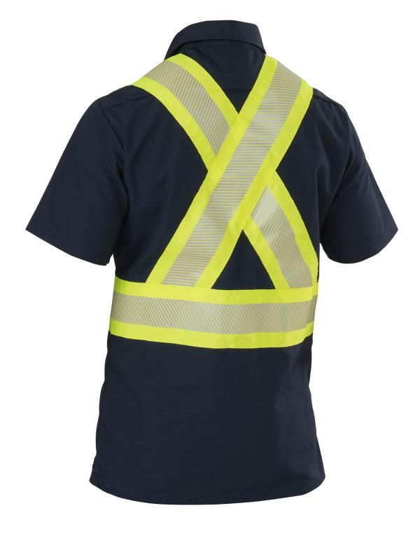 Big Bill 134HVP Hi Vis Class 2 Short Sleeve Shirt