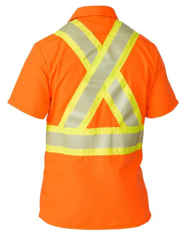 Big Bill 134HVP Hi Vis Class 2 Short Sleeve Shirt