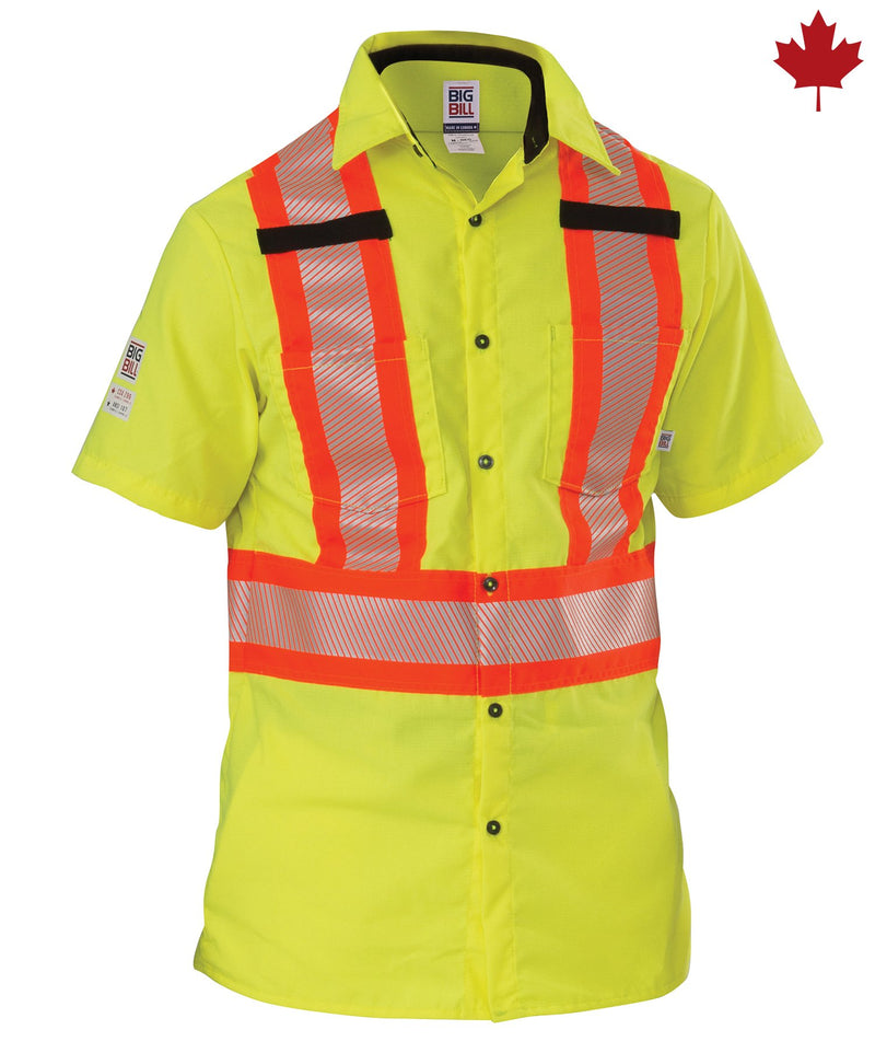 Big Bill 134HVP Hi Vis Class 2 Short Sleeve Shirt