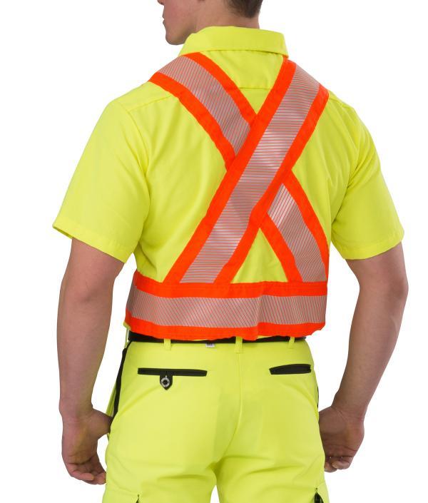 Big Bill 134HVP Hi Vis Class 2 Short Sleeve Shirt