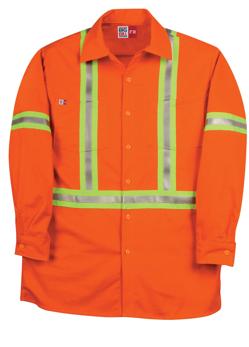 Big Bill 235US7 Hi Vis UltraSoft® Industrial Work Shirt