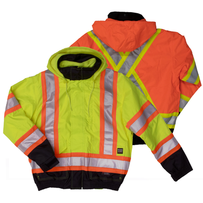 Work King S413 Class 3 HiVis 3-in-1 Bomber Jacket
