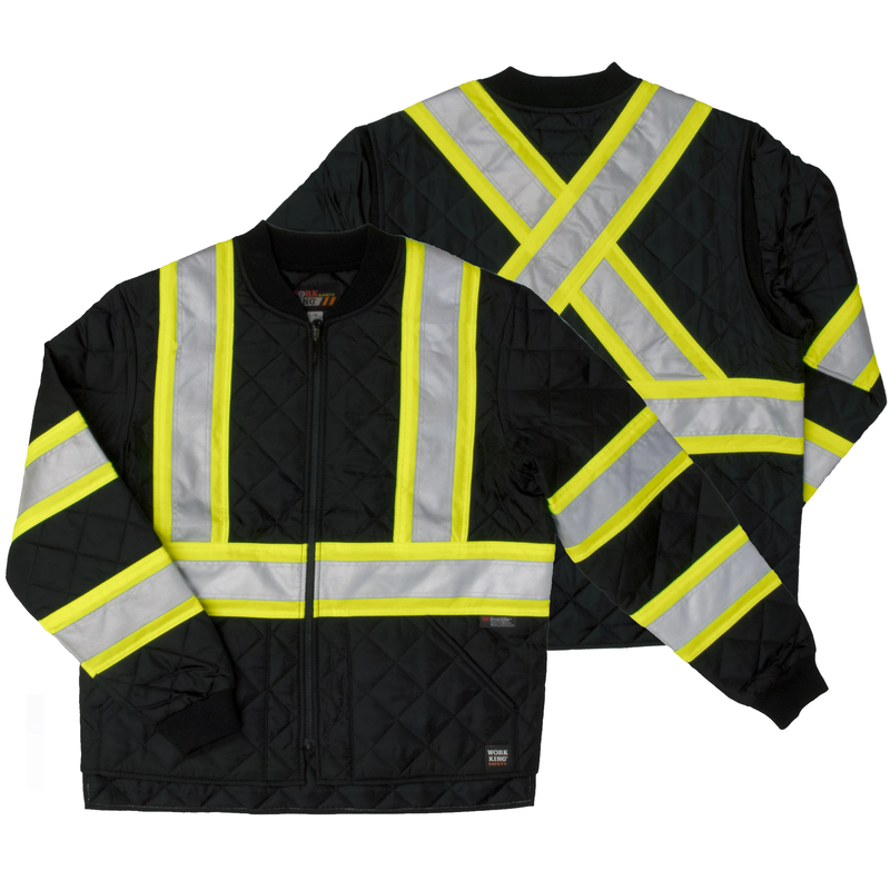 Work King S432 Class 1 HiVis Quilted Jacket