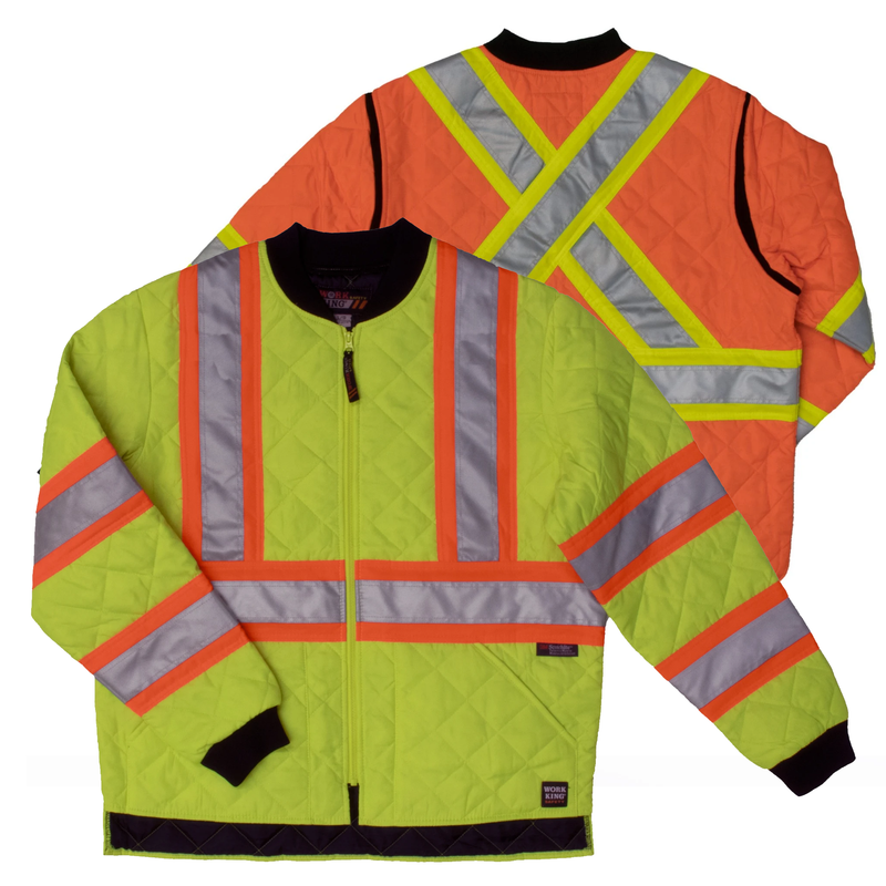 Work King S432 Class 3 HiVis Quilted Jacket