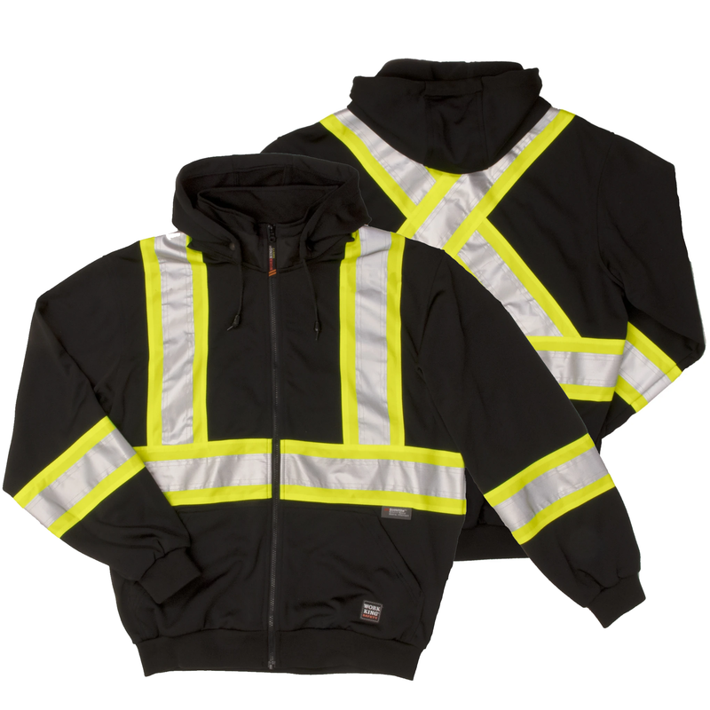 Work King S474 Class 1 HiVis Thermal Hoodie