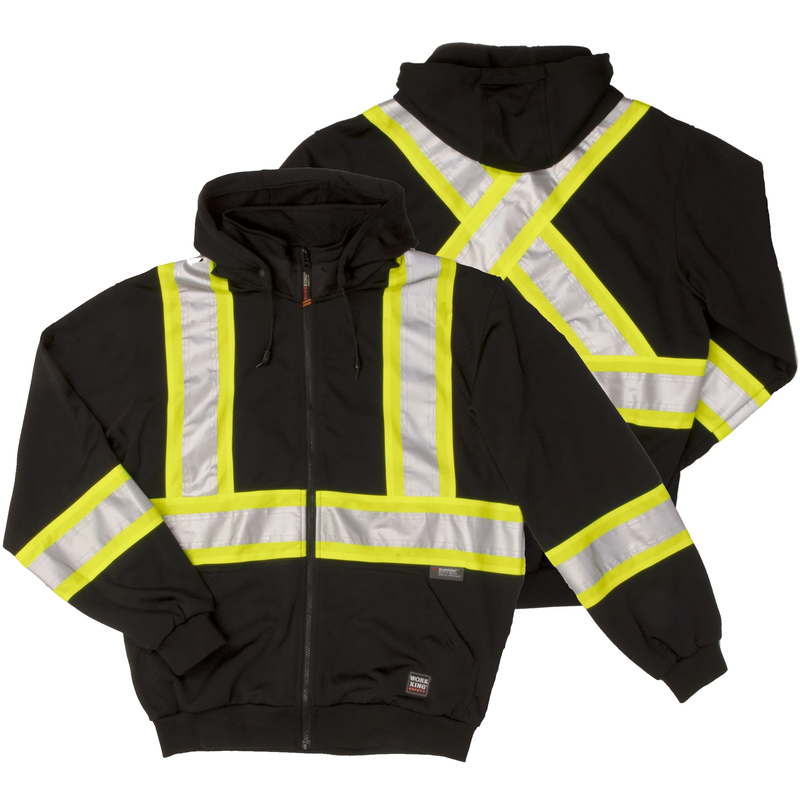 Work King S494 Class 1 HiVis Safety Hoodie