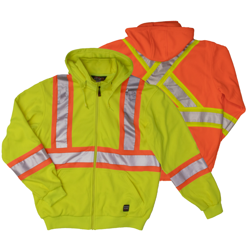 Work King S494 Class 2 HiVis Safety Hoodie