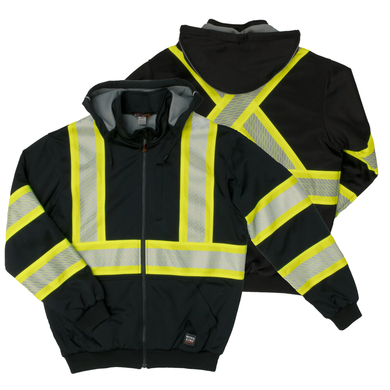 Work King SJ16 Class 1 HiVis Thermal Hoodie