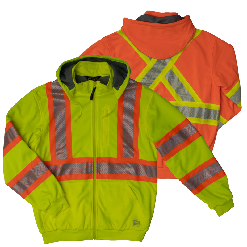 Work King SJ16 Class 3 HiVis Thermal Hoodie