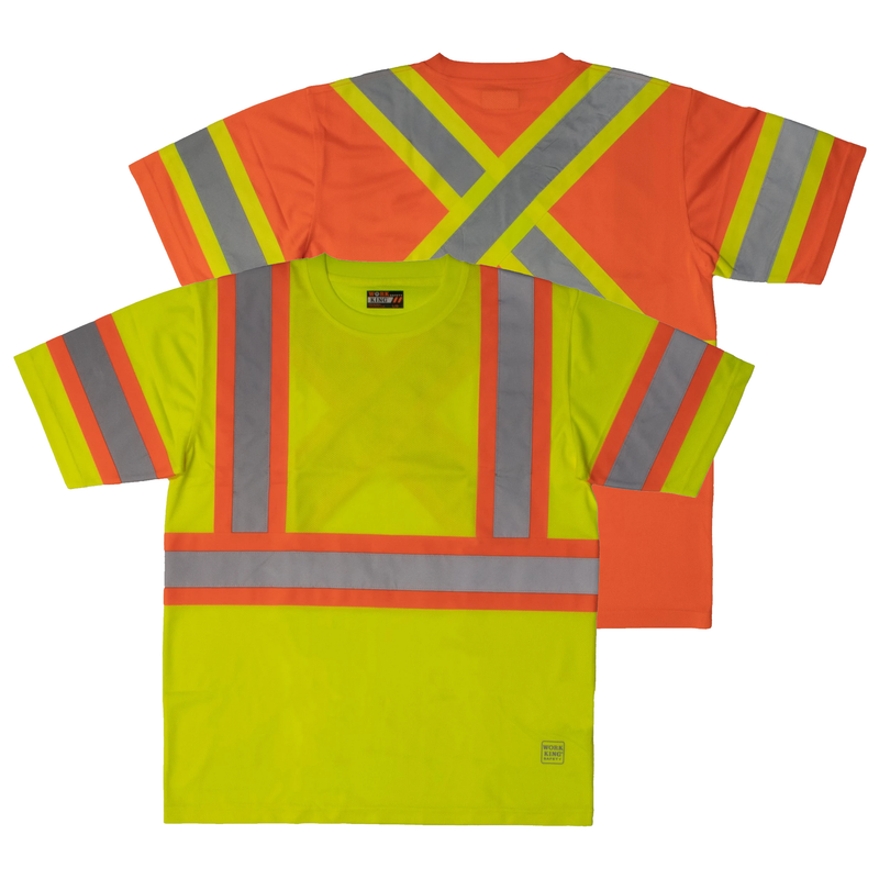 Work King ST09 Class 2 HiVis Contrast Safety Shirt