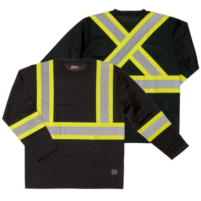 Work King ST10 Class 1 HiVis Long Sleeve Safety Shirt