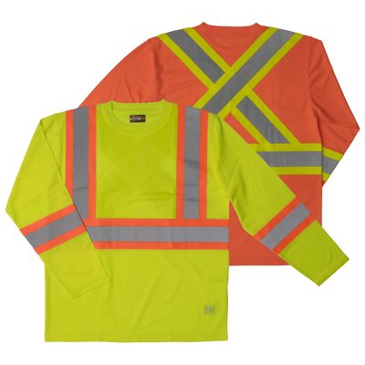 Work King ST10 Class 2 HiVis Long Sleeve Safety Shirt