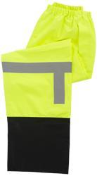 ERB S373PTB ANSI Class E Rain Pants, Lime