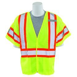 ERB S622 ANSI Class 3 Mesh 5 Point Breakaway Safety Vest