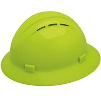 ERB Americana Vented Full Brim Hard Hat with 4-Point Nylon Suspension