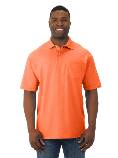 Jerzees 436MPR SpotShield Hi Vis Sport Shirt with Pocket