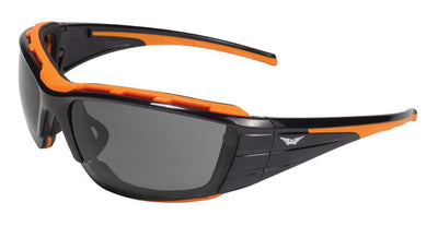 Global Vision Driver SM Safety Glasses with Smoke Lenses, Gloss Black Frames