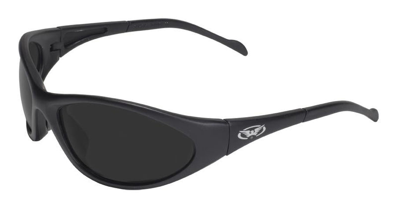 Global Vision Flexer Safety Glasses with Super Dark Lenses, Matte Black Frames