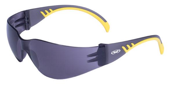 Global Vision Flyz Safety Glasses with Smoke Lenses, Colored Frames
