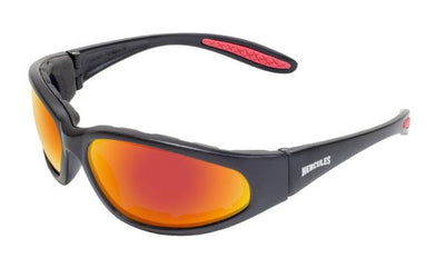 Global Vision Hercules 1 Plus GT Safety Glasses with G-Tech Red Lenses, Black Matte Frames