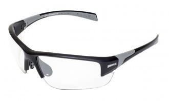 Global Vision Hercules 7 Safety Glasses with Clear Lenses, Matte Black Frames