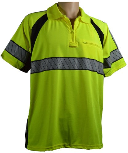 Petra Roc LPS2-LUX Class 2 Hi Vis Two Tone Polo Shirt