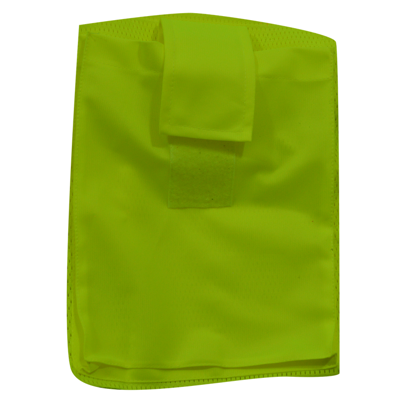 ANSI Class 2 Deluxe 8-Pocket High Visibility Heavy Duty Surveyors Safety Vest, Inside