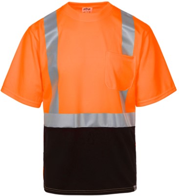 MAX Apparel MAX405 Class 2 Hi Vis Black Bottom T-Shirt
