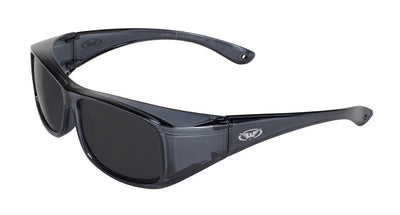 Global Vision OG-1 SM Safety Glasses with Smoke Lenses, Gloss Crystal Smoke Rectangular Frames