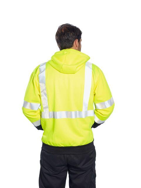 Portwest UB315 Hi-Vis Two-Tone Zipped Hoodie