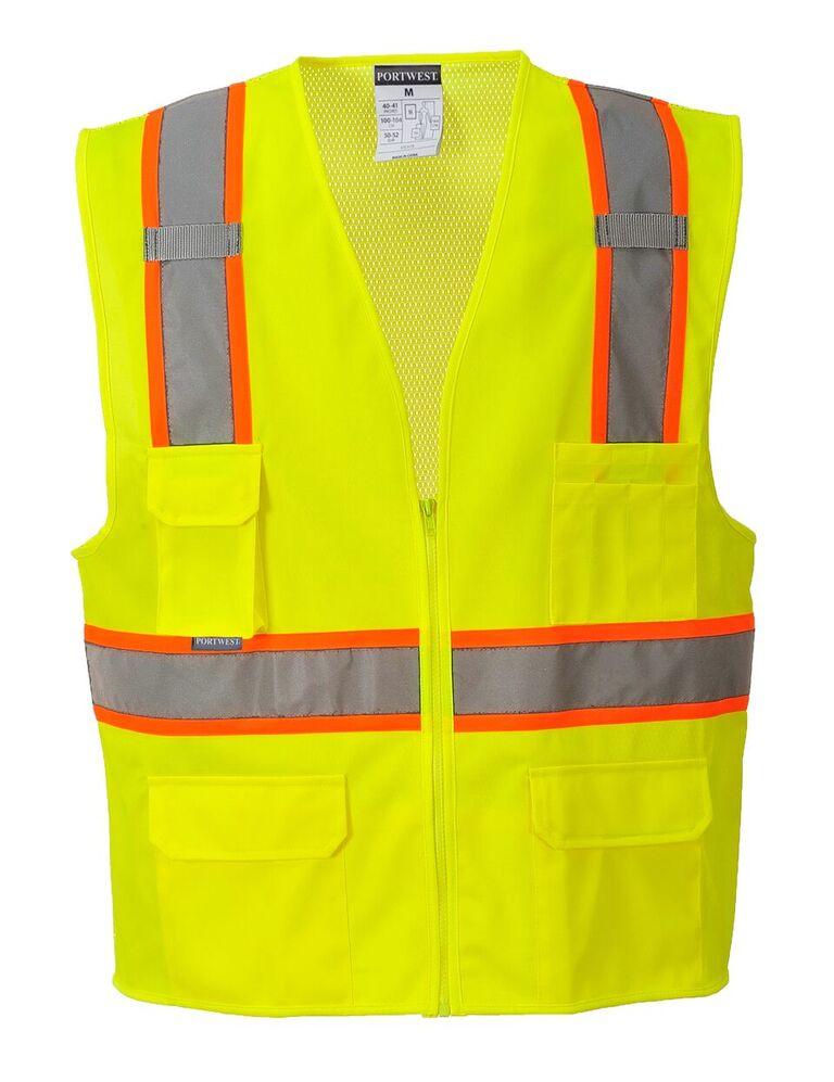 Portwest US372 Jackson Hi-Vis Contrast Safety Vest