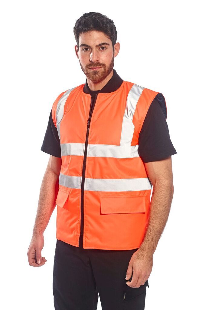 Portwest US469 Hi-Vis Reversible Bodywarmer Vest