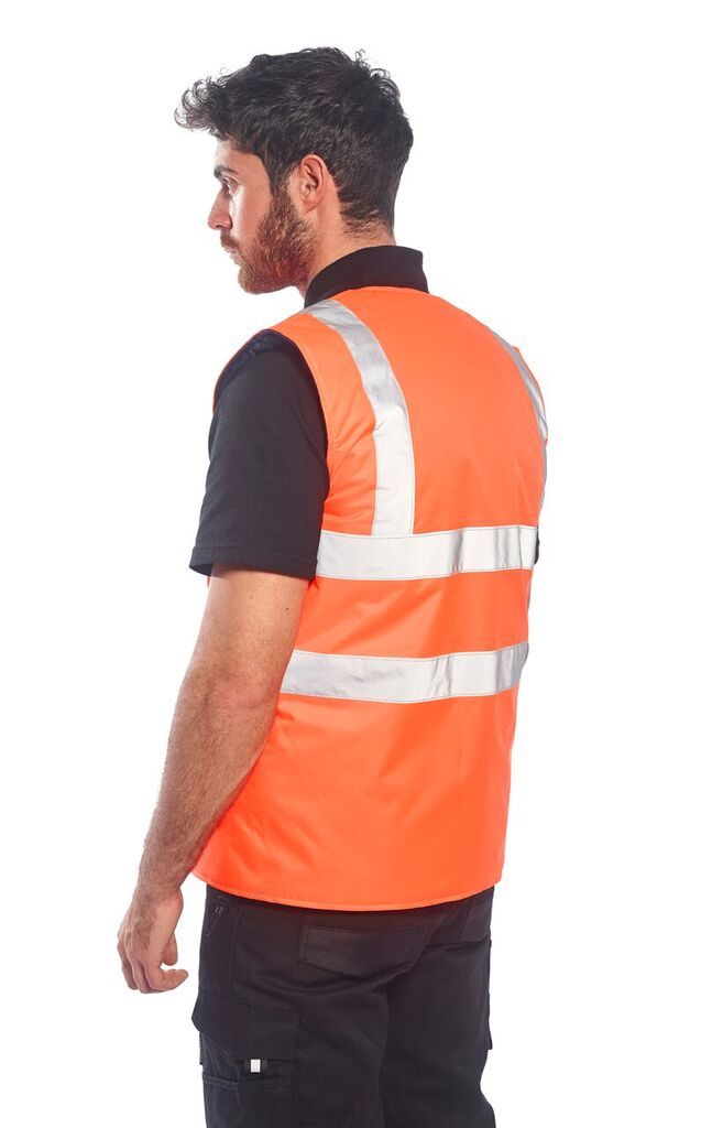 Portwest US469 Hi-Vis Reversible Bodywarmer Vest