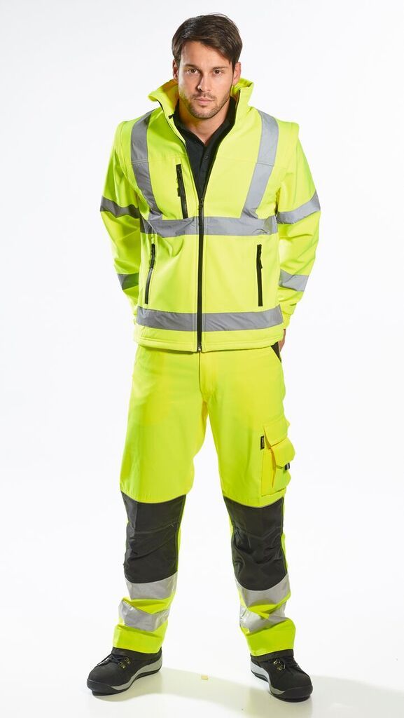 Portwest US428 Hi-Vis Softshell Jacket