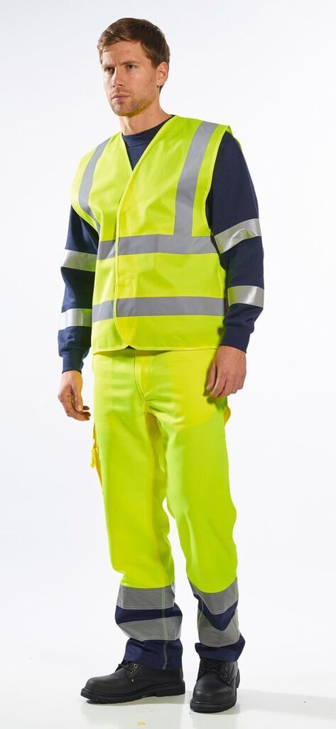 Portwest C470 Hi-Vis Two Band & Brace Vest 