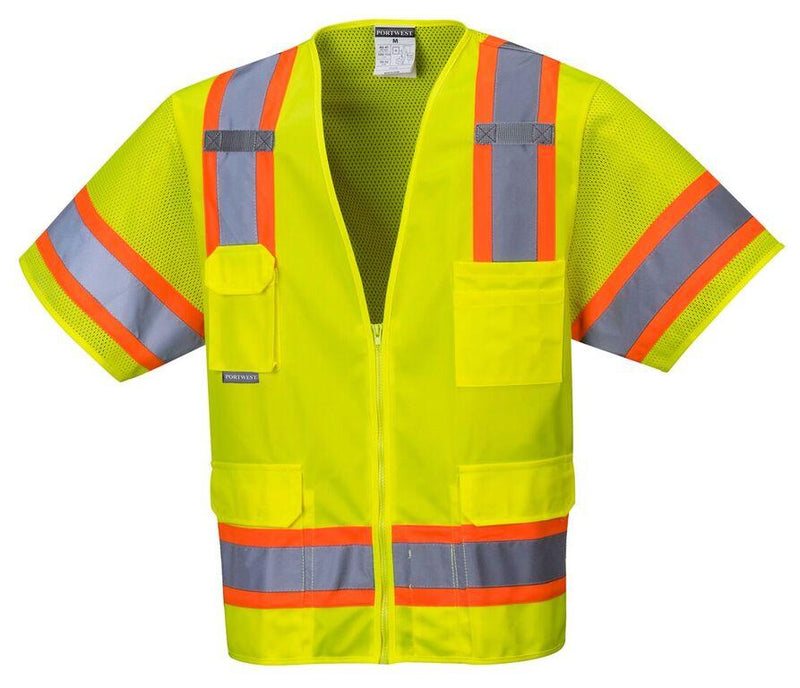 Portwest US373 Aurora Sleeved Hi-Vis Safety Vest