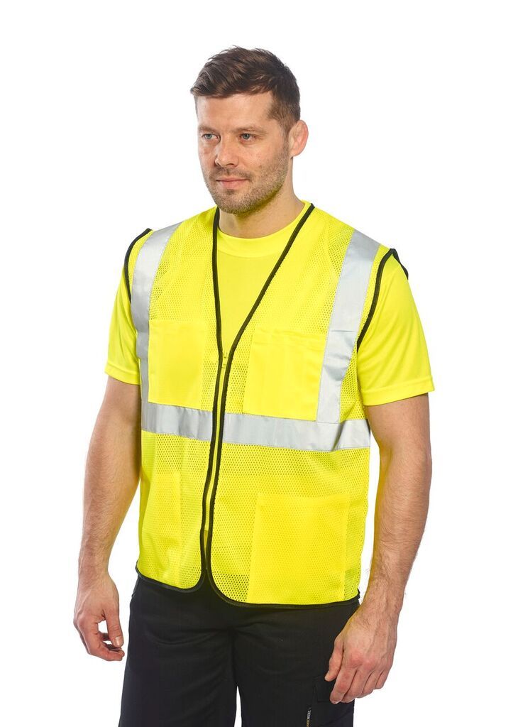 Portwest US380 Tampa Mesh Hi-Vis Safety Vest