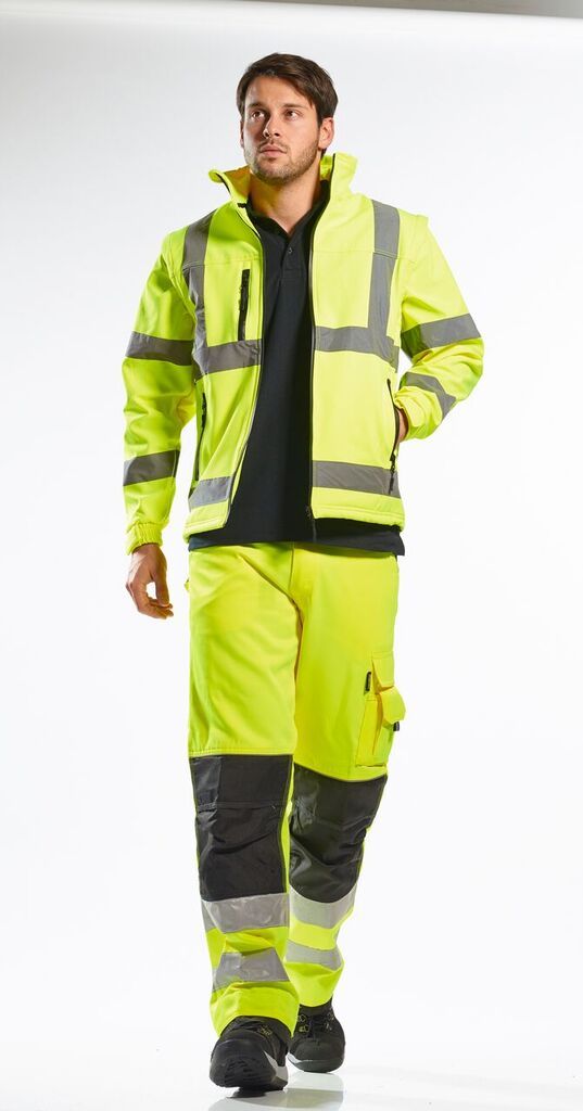 Portwest US428 Hi-Vis Softshell Jacket