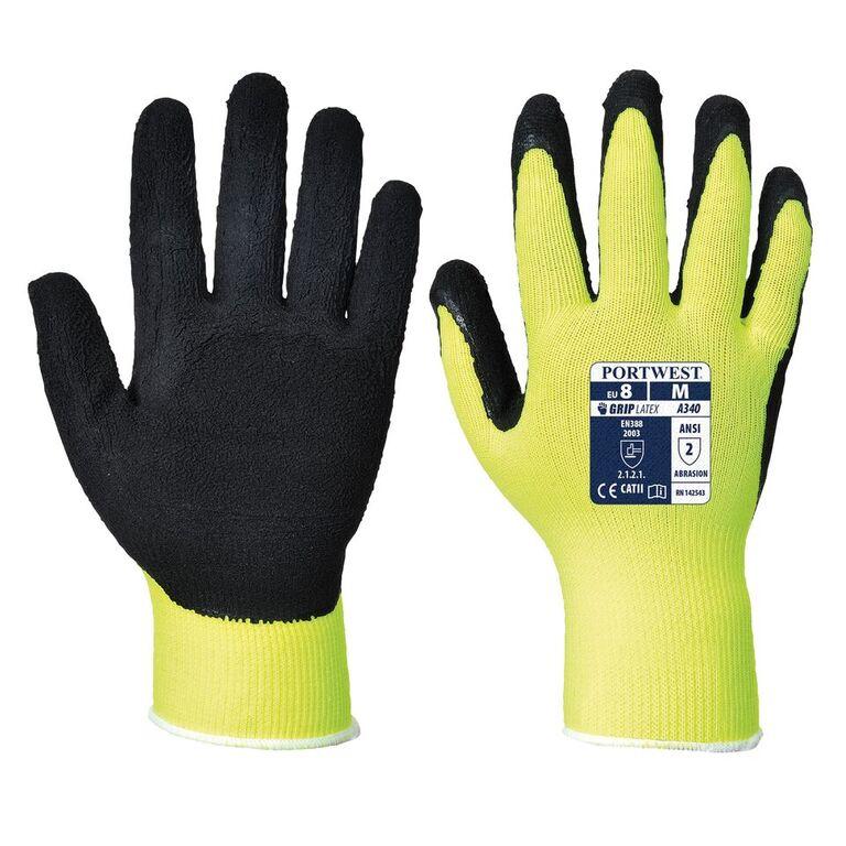 Portwest A340 Hi-Vis Latex Foam Grip Glove