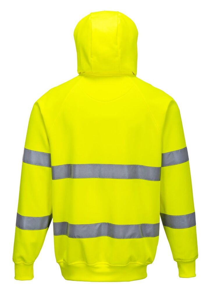 Portwest B304 Hi-Vis Hooded Sweatshirt