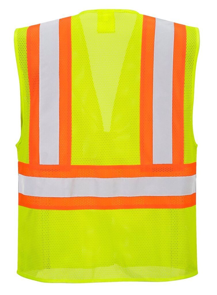 Portwest US371 Tulsa Hi-Vis Contrast Mesh Safety Vest