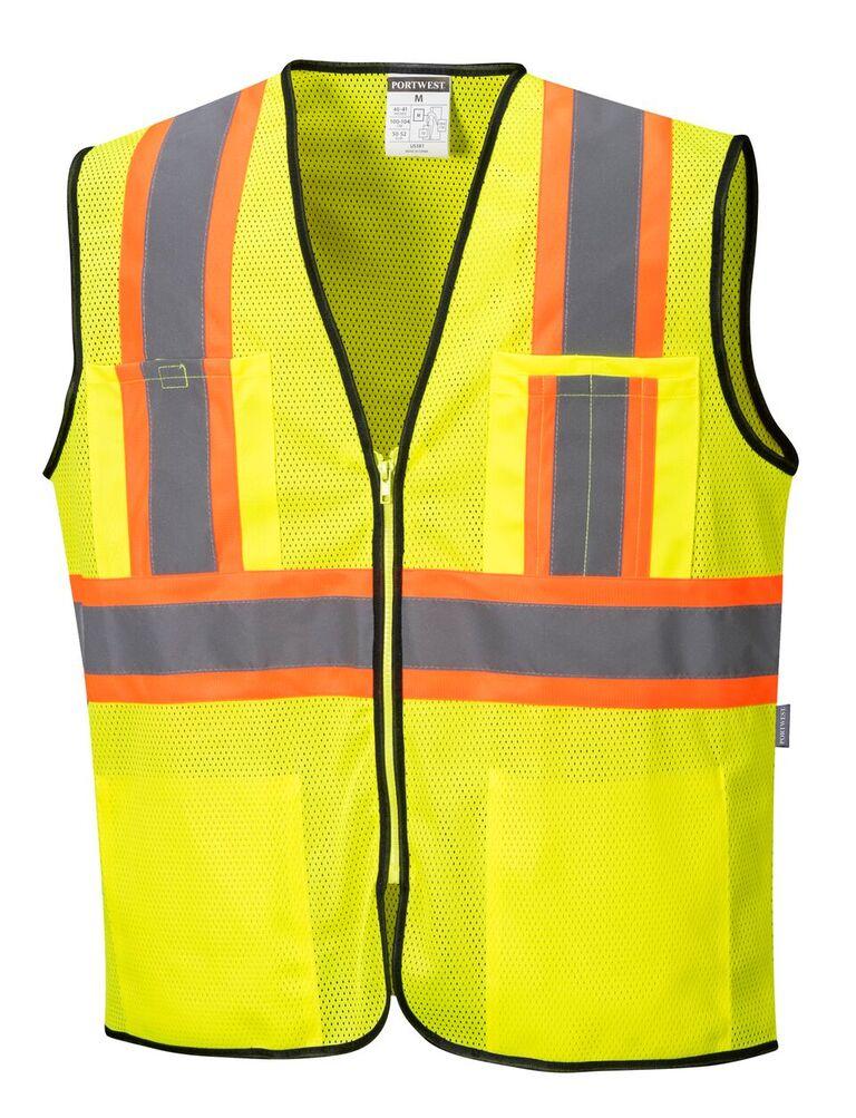 Portwest US381 Frisco Hi-Vis Contrast Safety Vest