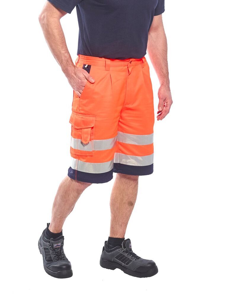 Portwest E043 Hi-Vis Polycotton Shorts 