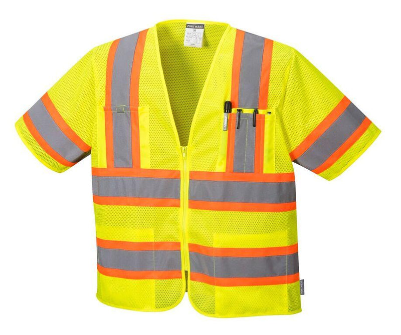 Portwest US383 Augusta Sleeved Hi-Vis Safety Vest